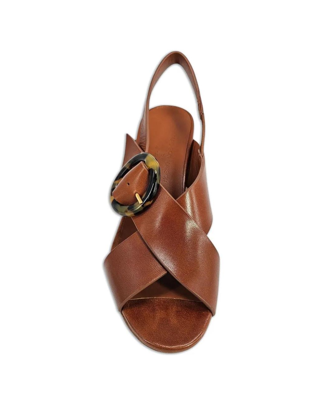 Madison Maison Brown Sandales À Détail De Boucle