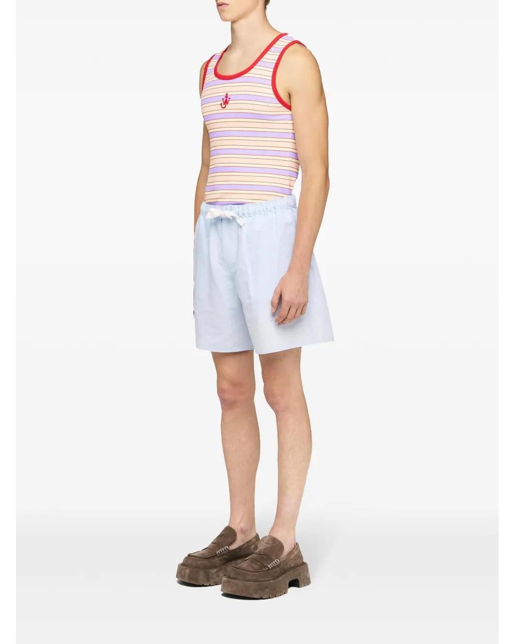 J.W. Anderson Blue Drawstring Shorts for men