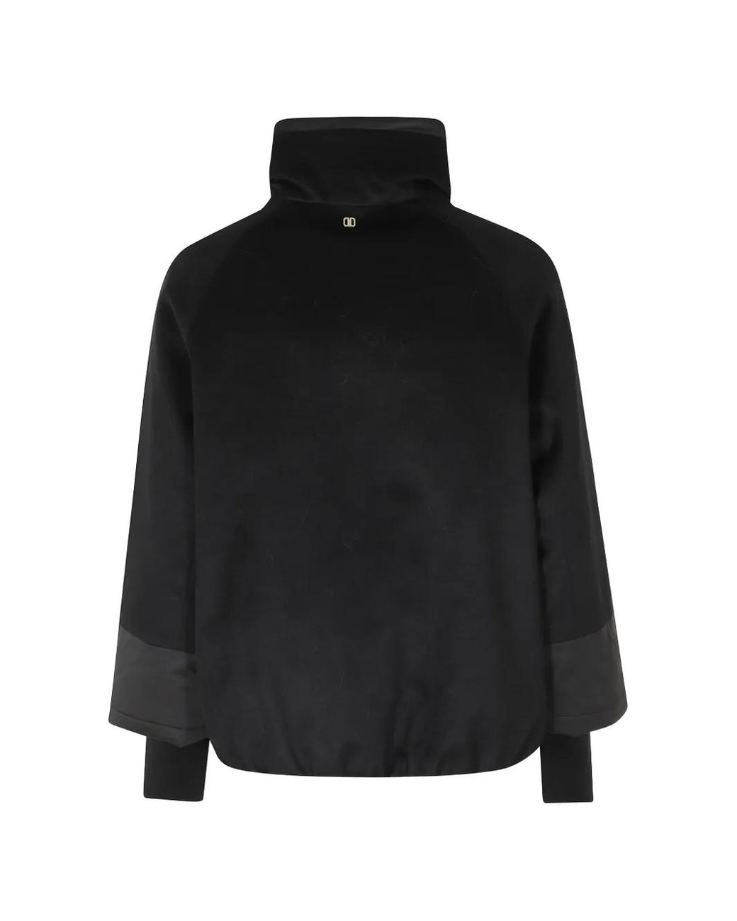 DUNO Black High-Neck Panelled Jacket