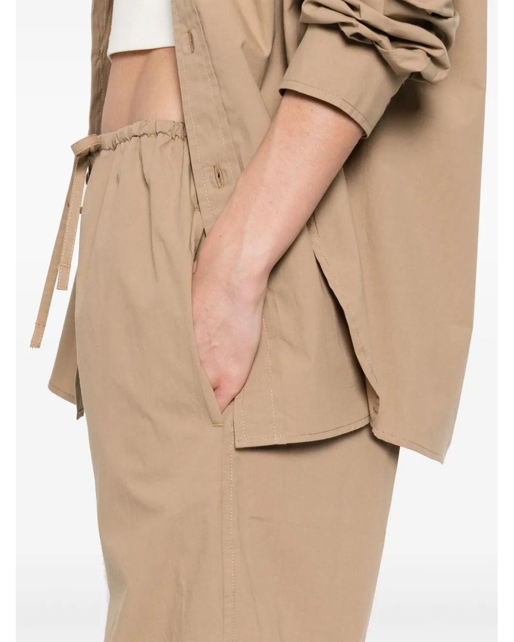 Matteau Natural Drawcord Trousers