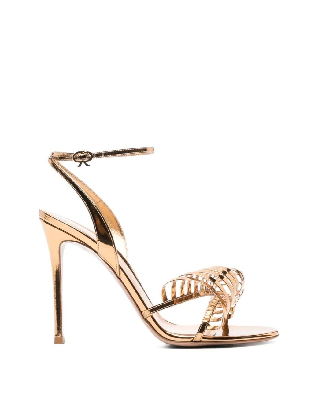 Gianvito Rossi Metallic Sandales Loop