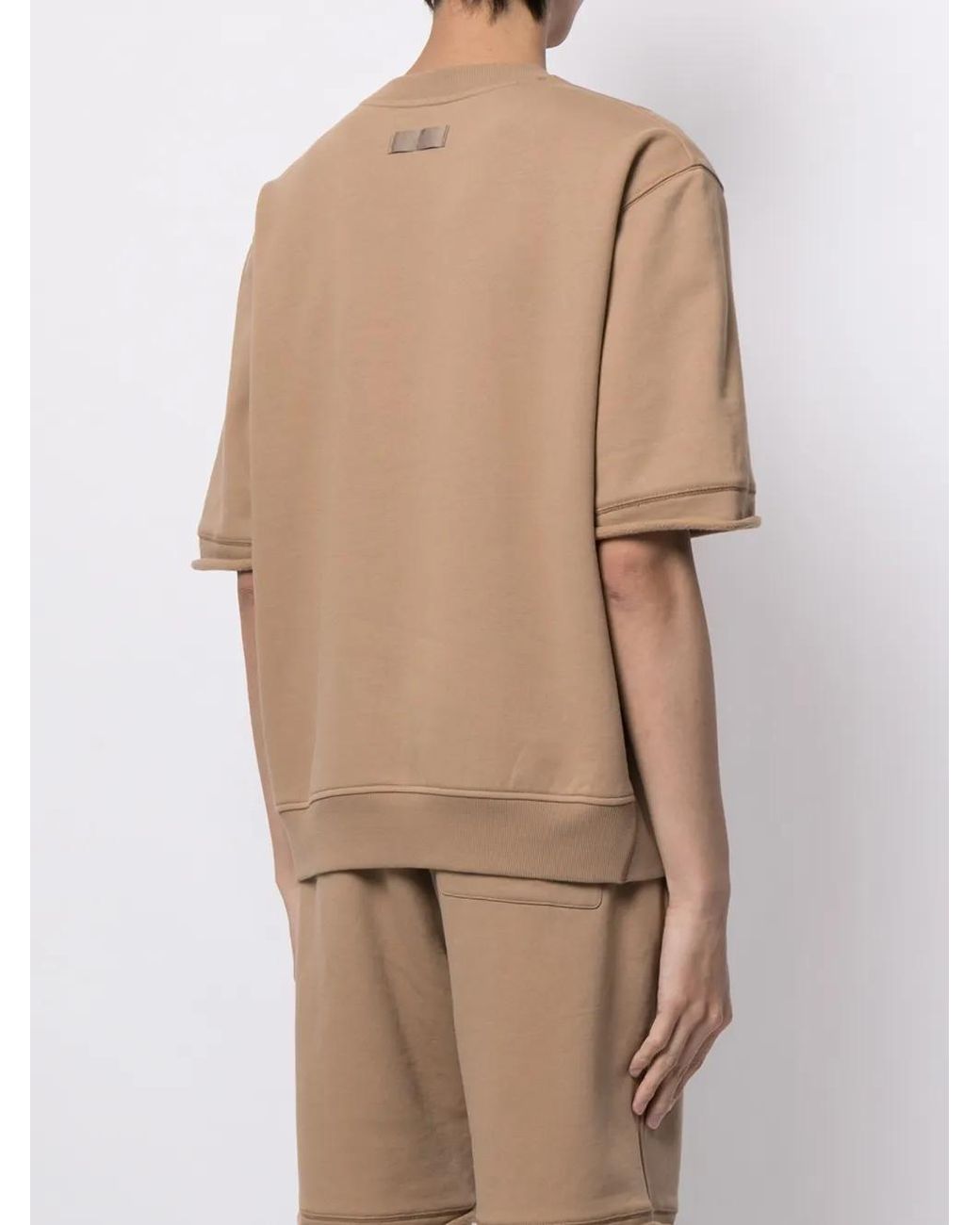 3.1 Phillip Lim Natural Logo Patch Detail T-Shirt for men
