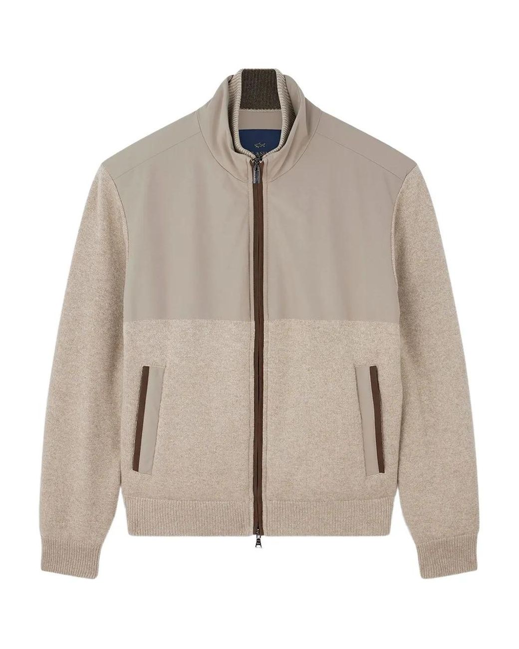 Paul & Shark Natural Hybrid Zip-Up Jacket for men