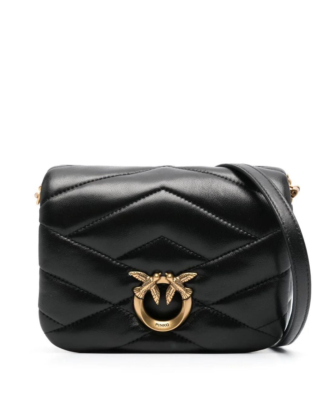 Pinko Black Baby Love Click Cross Body Bag