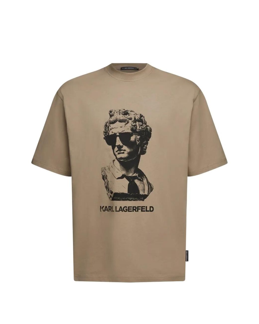 Karl Lagerfeld Natural Rome Statue T-Shirt for men