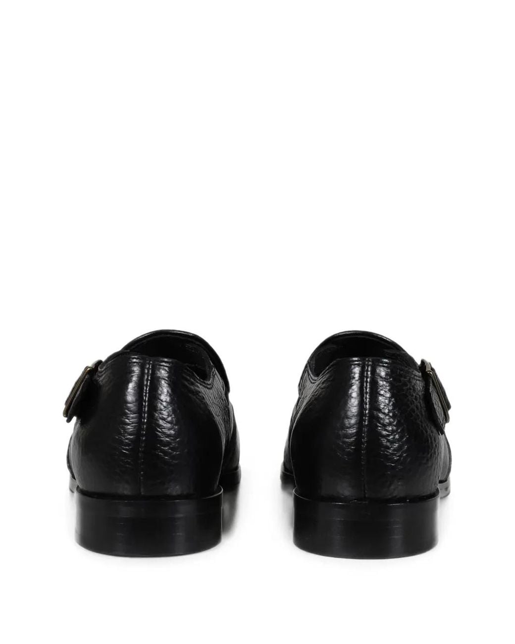Jacques Soloviere Black Franck Leather Sandals for men
