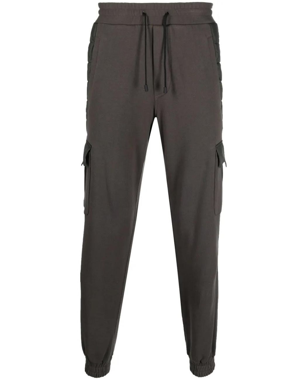 Kiton Gray Cargo-Pocket Track Pants for men