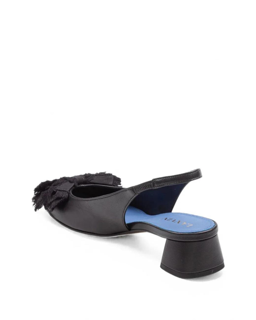 Lanvin Black Bow-Embellished Pumps