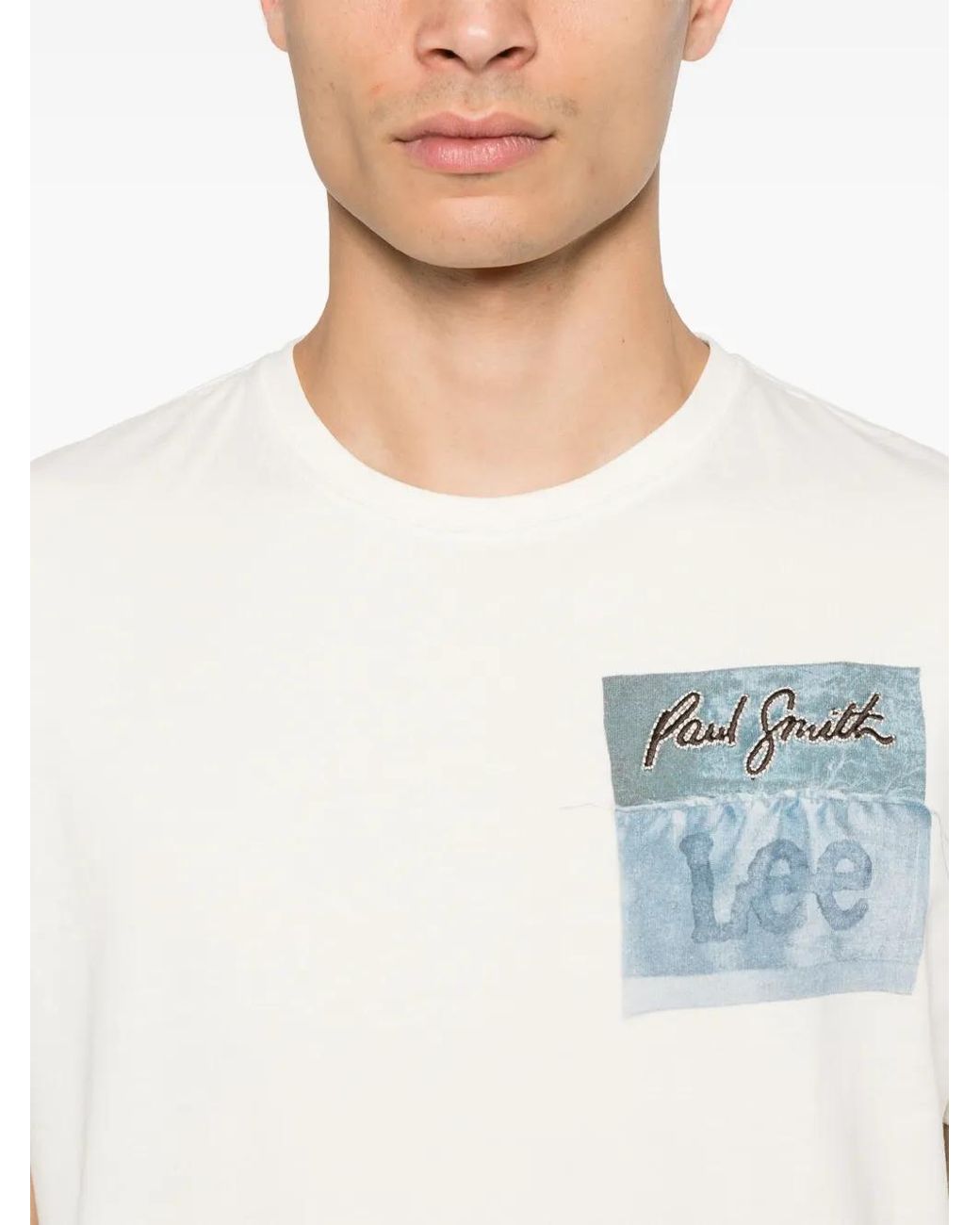 Paul Smith White Tshirt Swatch for men