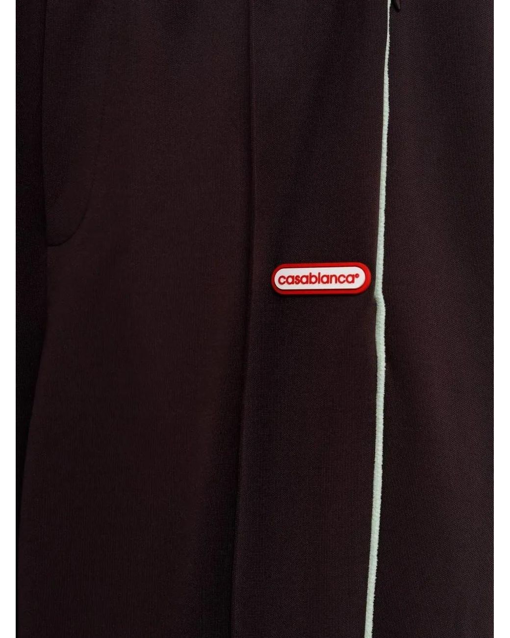 Casablanca Red Logo-Patch Track Pants for men