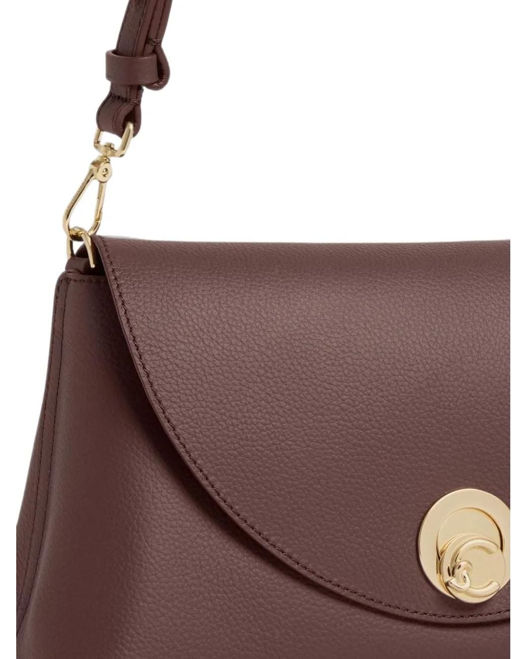 Coccinelle Purple Medium Nikla C-Me Shoulder Bag