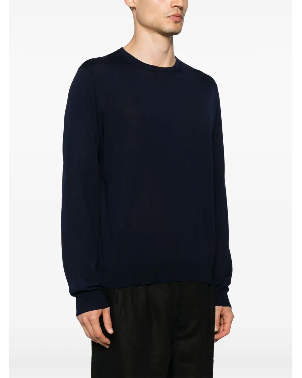 sunflower Blue Merino Wool Top for men