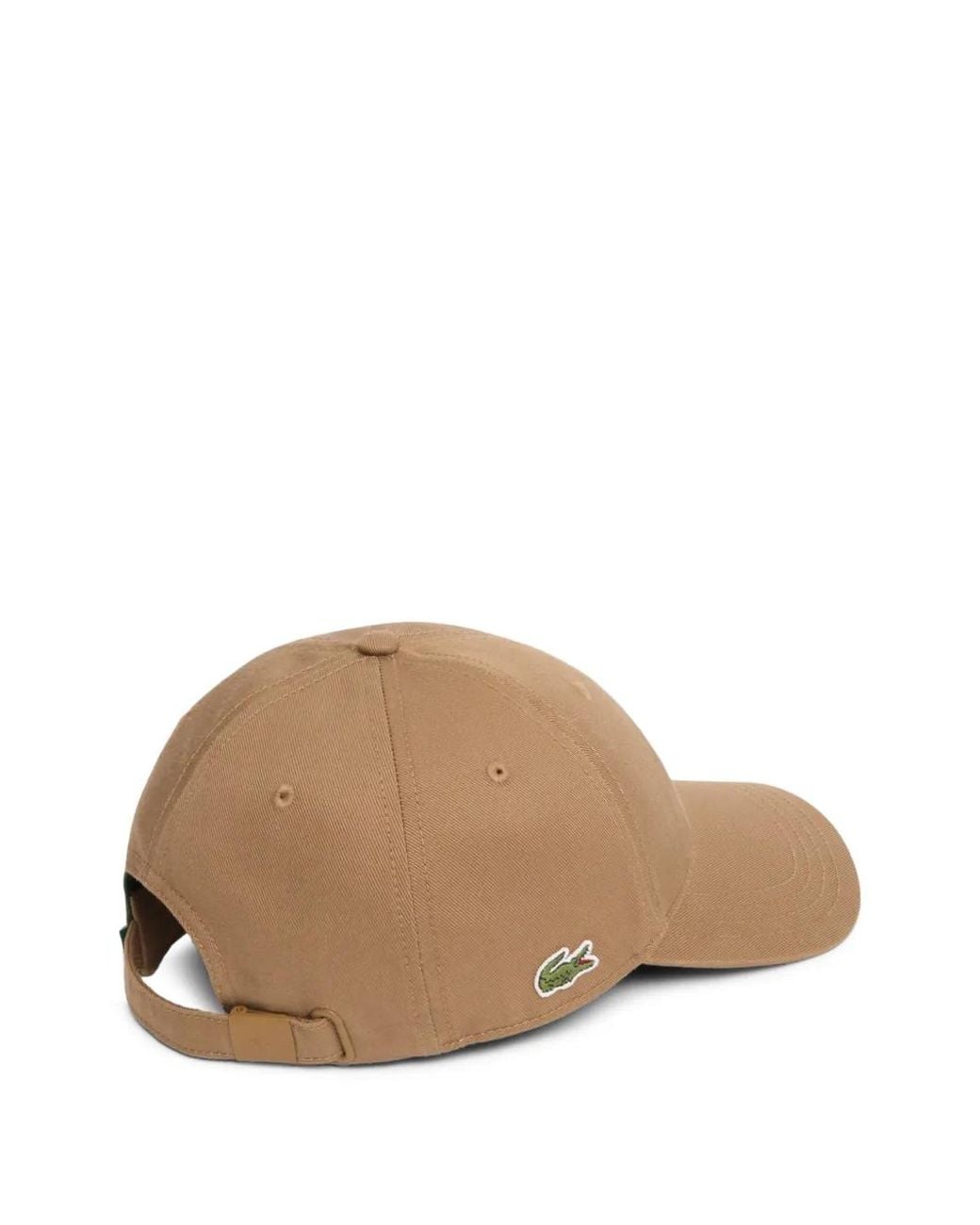 Lacoste Natural Logo-Patch Baseball Cap for men