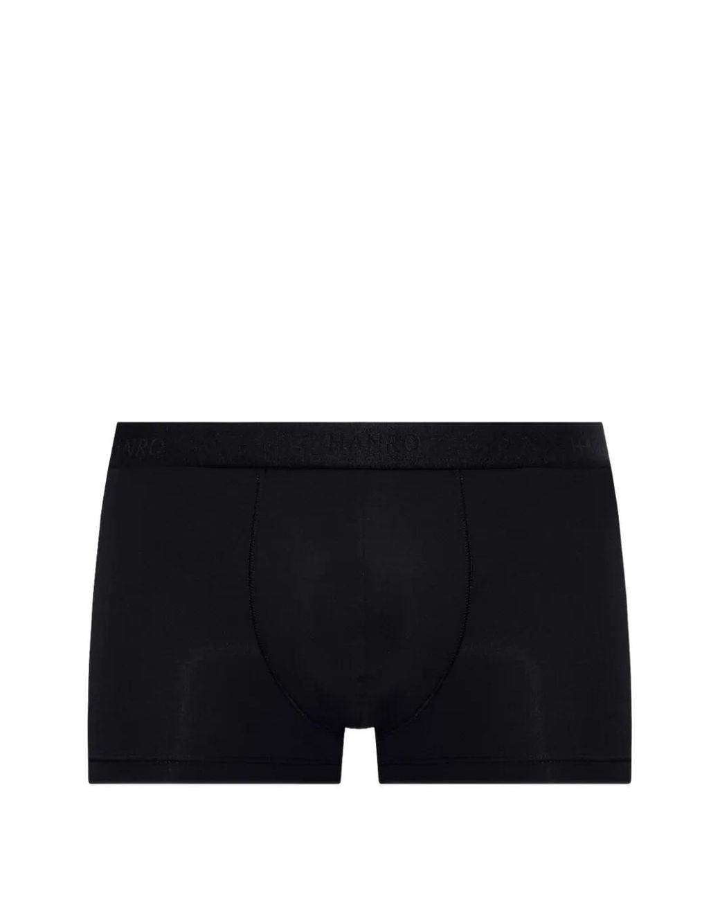 Hanro Black Logo-Waistband Boxer Briefs for men