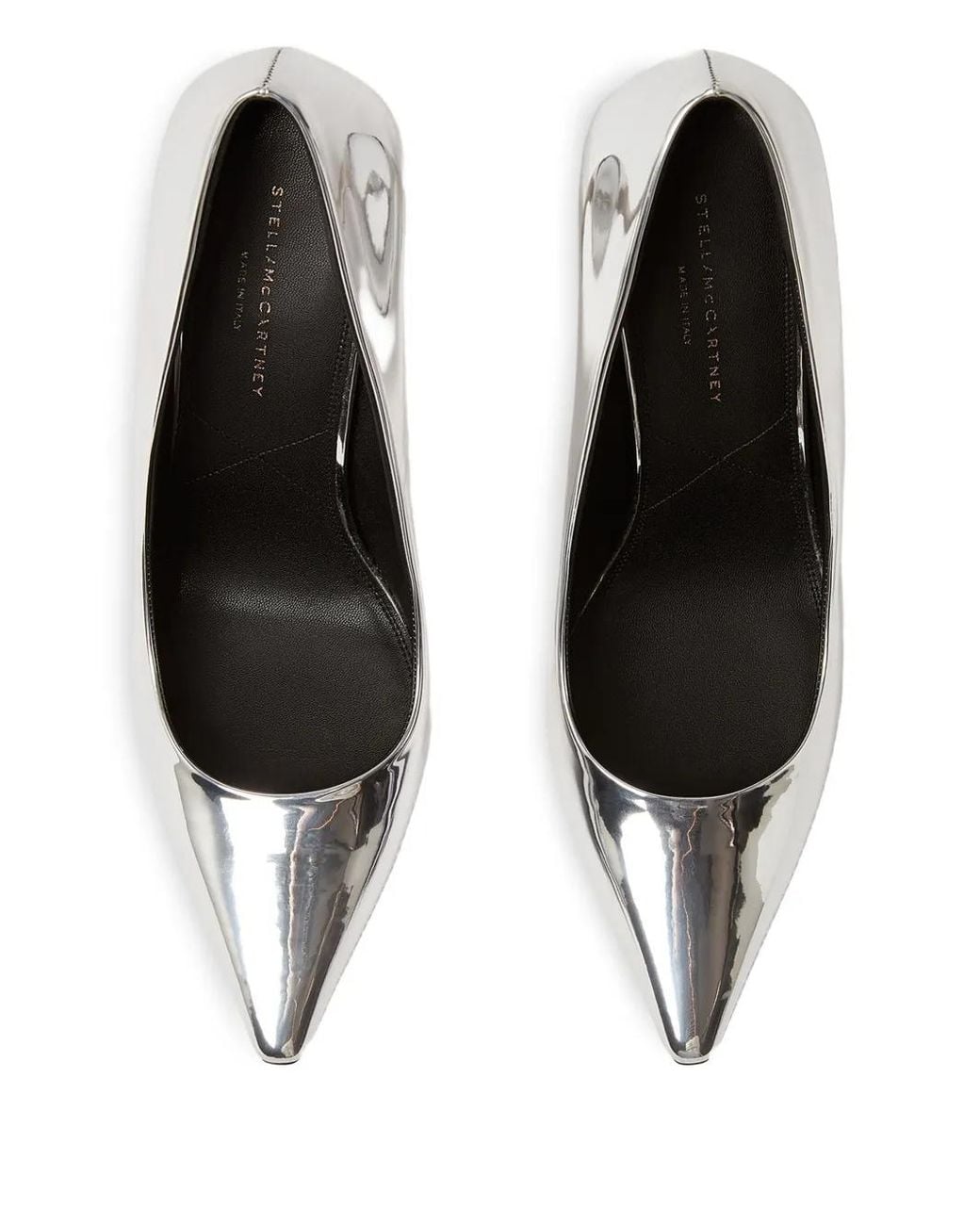 Stella McCartney White Elsa Patent Pumps