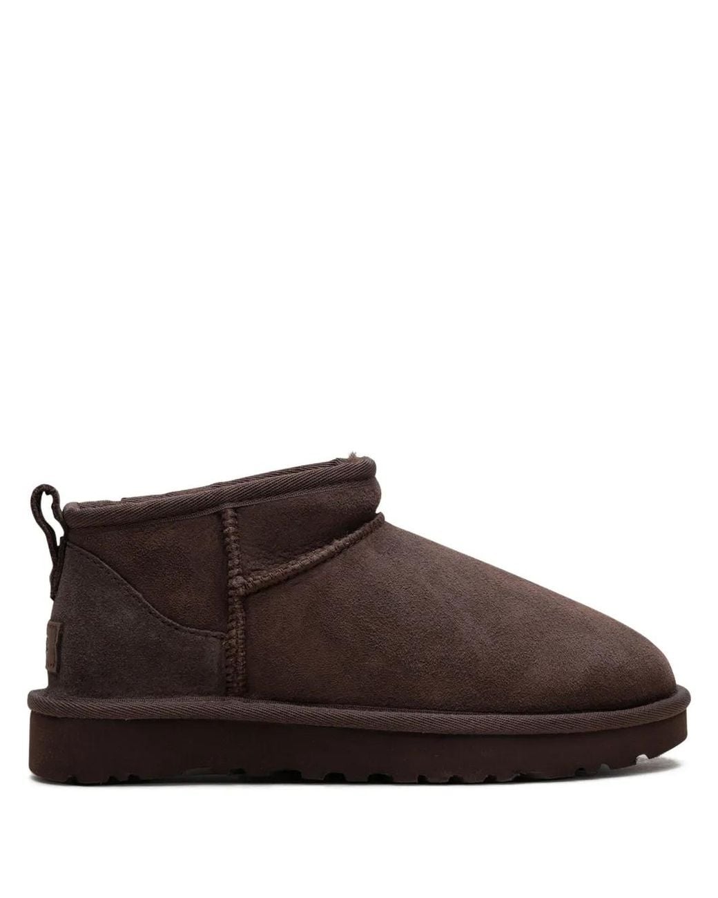 Ugg Brown Classic Ultra Mini Suede Boots
