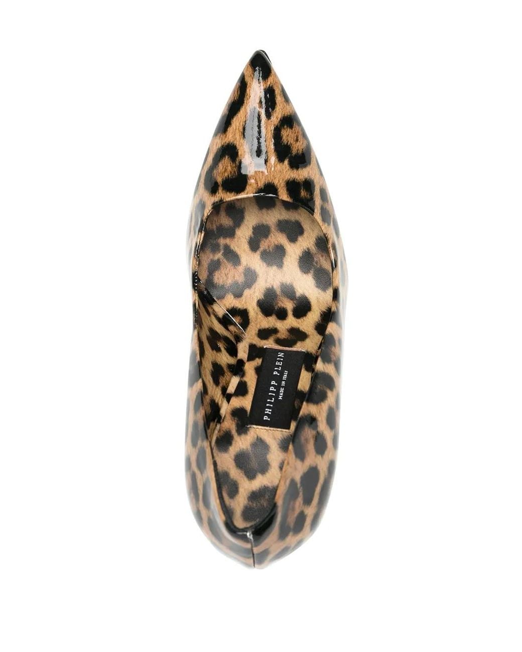Philipp Plein Multicolor Leopard Print Pointed Pumps
