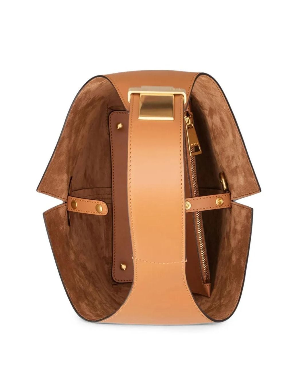 Tod's Brown Small Di Bag Folio Shoulder Bag