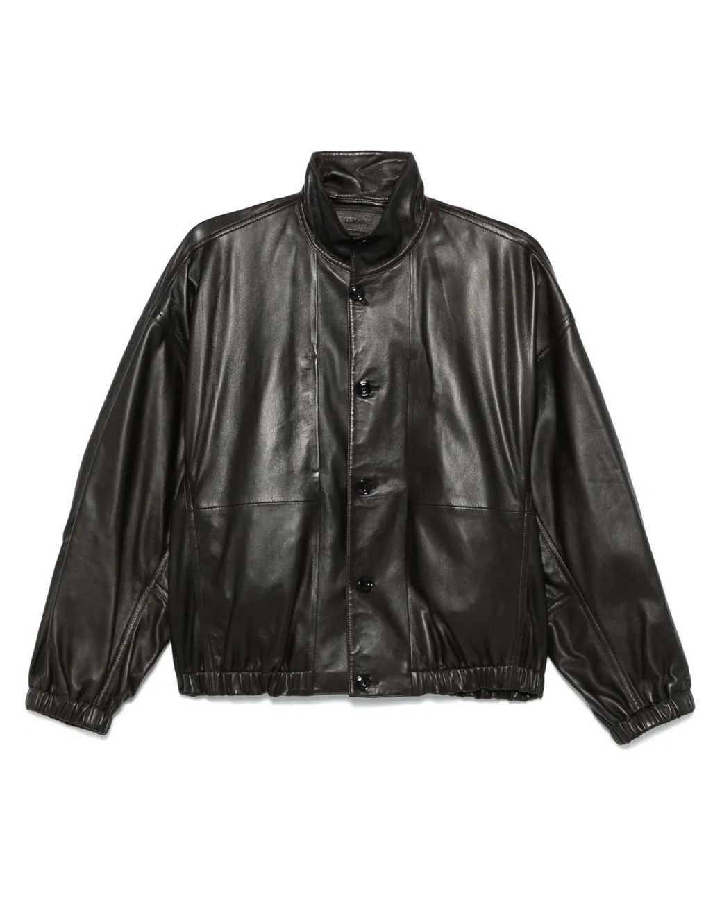 Lemaire スタンドカラー レザージャケット ブラック | Lyst Lemaire スタンドカラー レザージャケット ブラック | Lyst