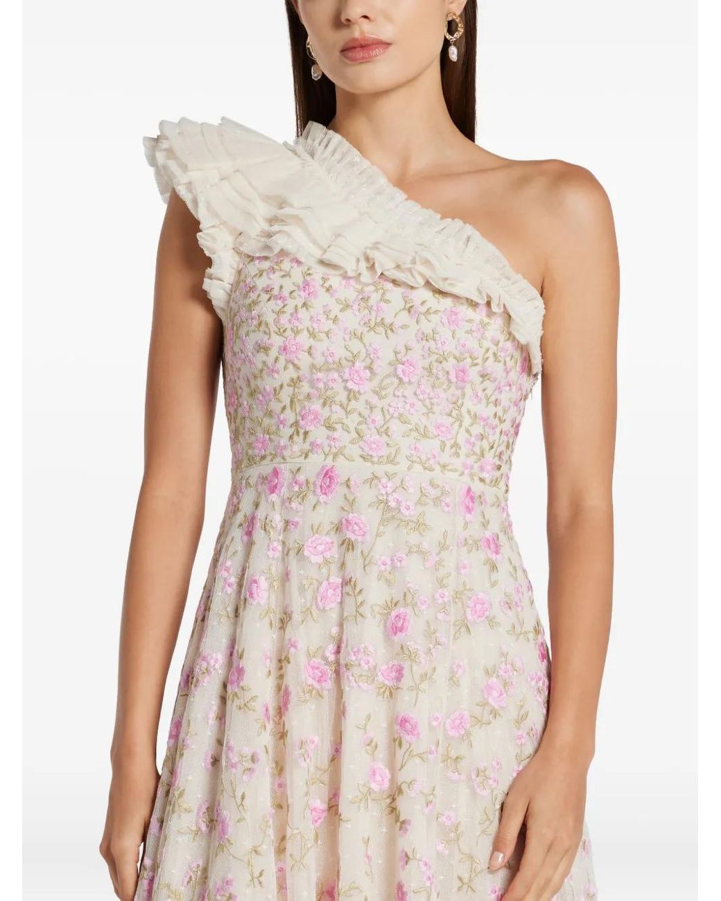 Needle & Thread Natural Lea Dress