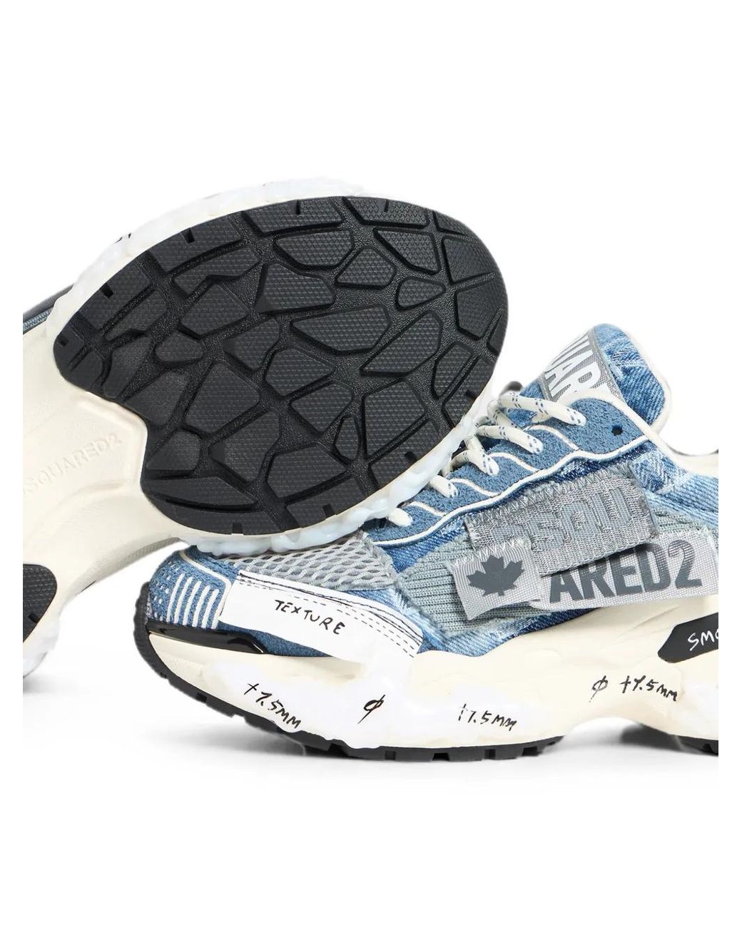 DSquared² Blue Faster Sneakers