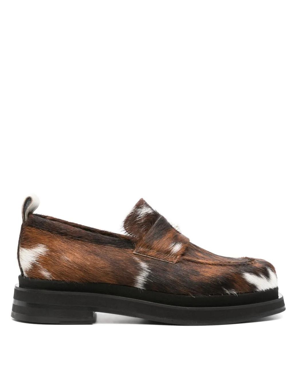 Simone Rocha Brown Heart Toe Loafers for men