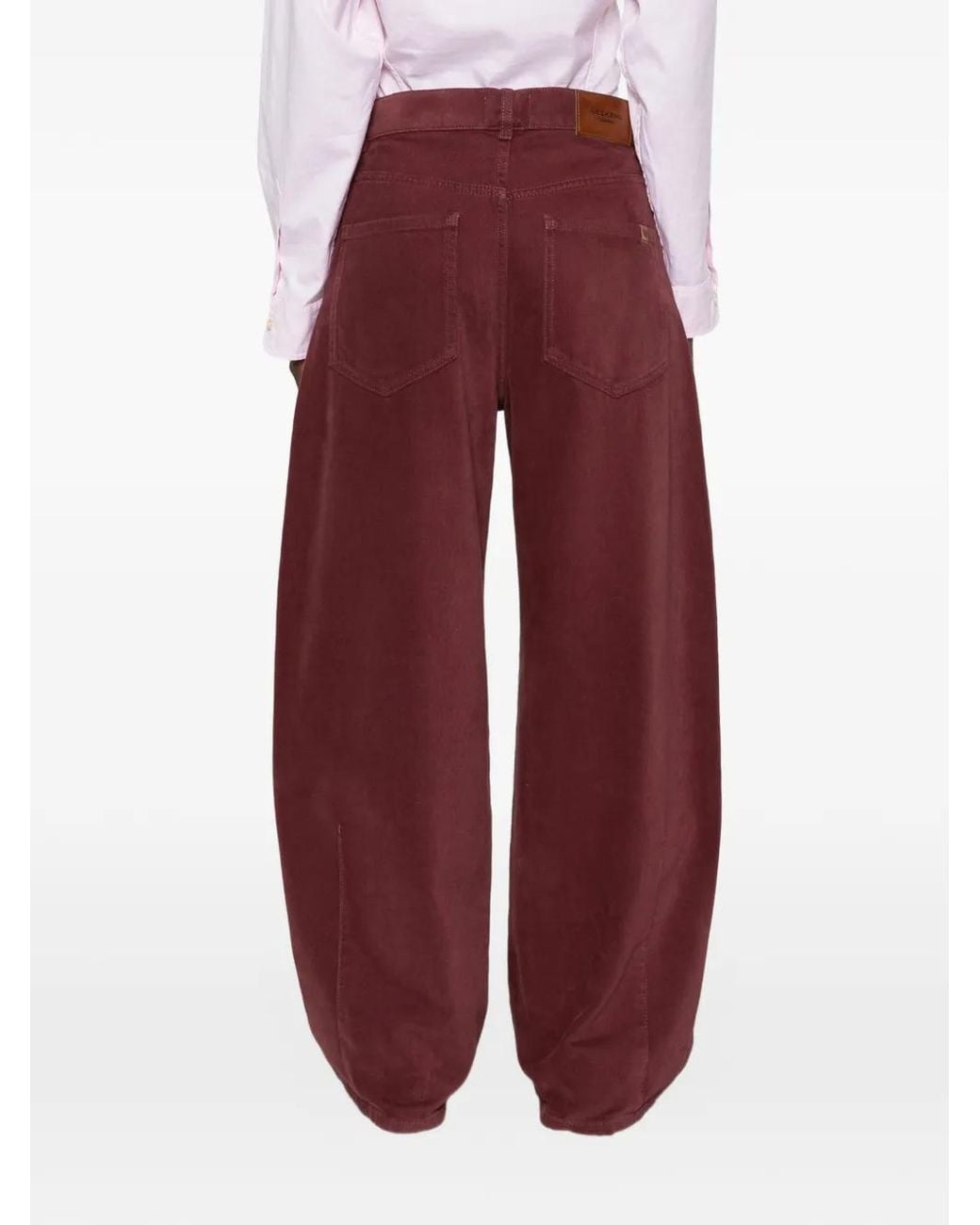 Weekend by Maxmara Red Corduroy Trousers