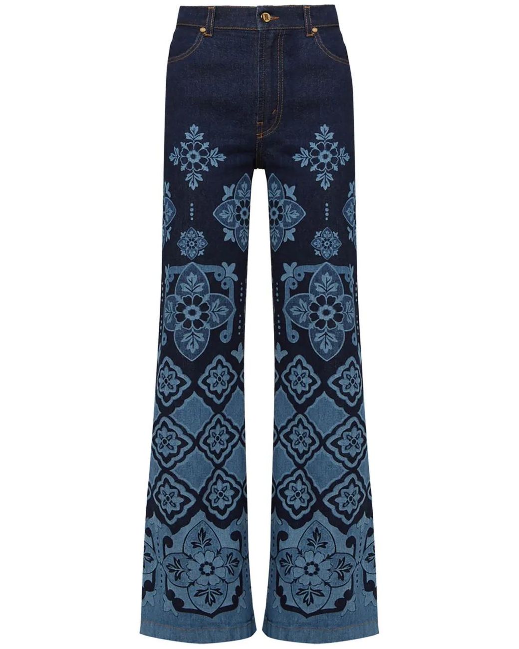 LaDoubleJ Flared Jeans in het Blue