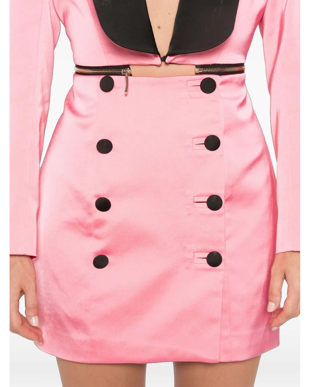 MITILIANE COUTURE Pink Cut-Out Mini Dress