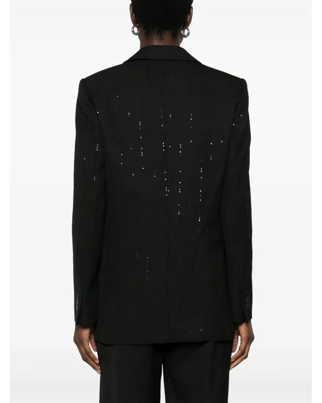 Blazer À Sequins Sandro en coloris Black