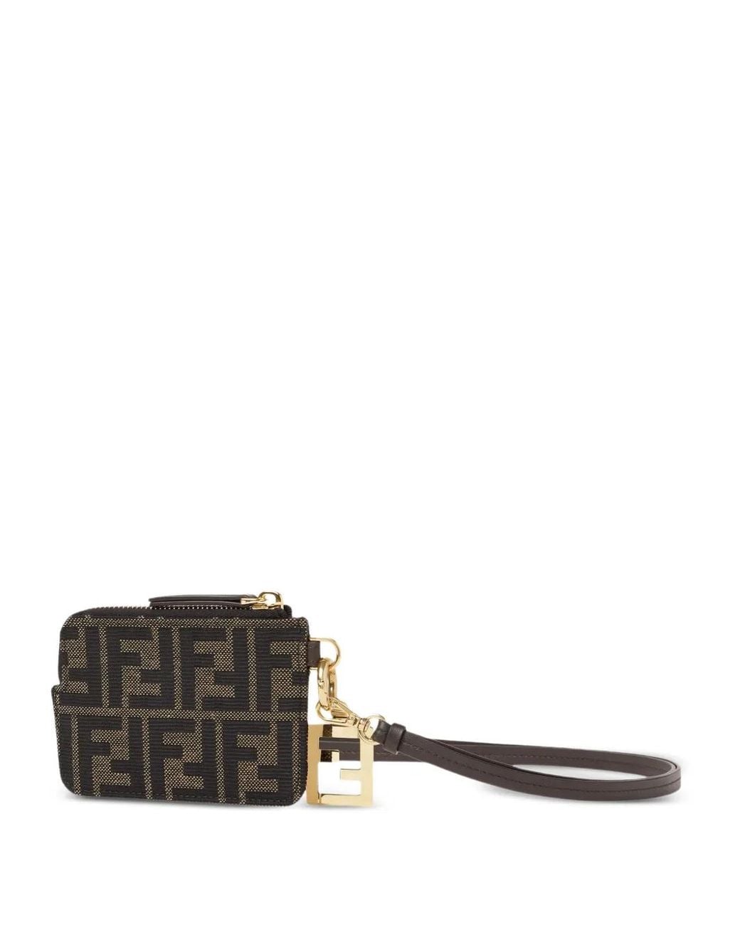Fendi White Ff Jacquard Smartphone Case