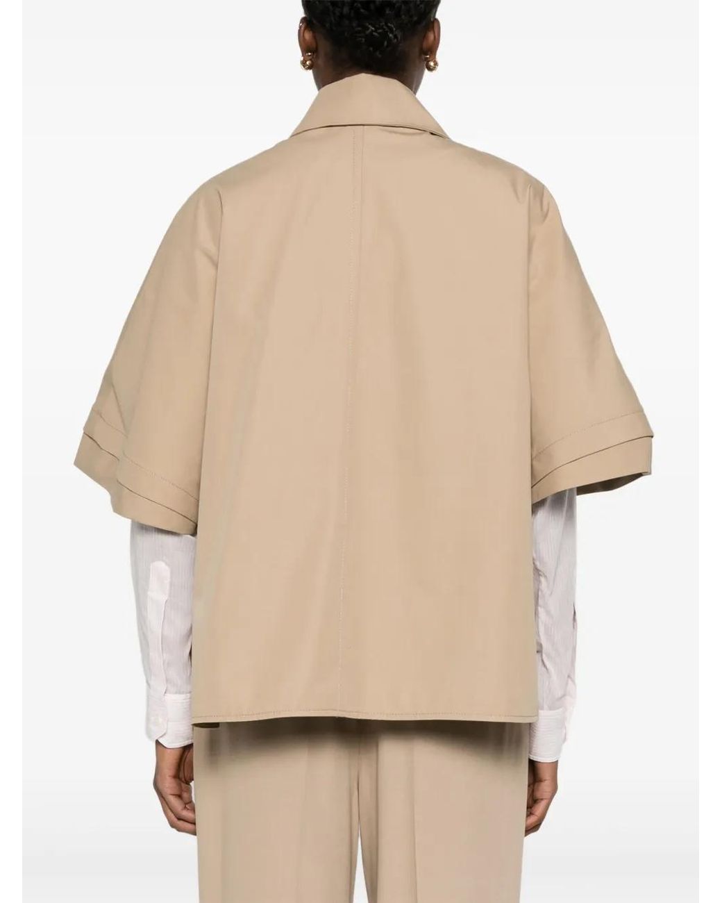 Cape Parole Max Mara en coloris Natural