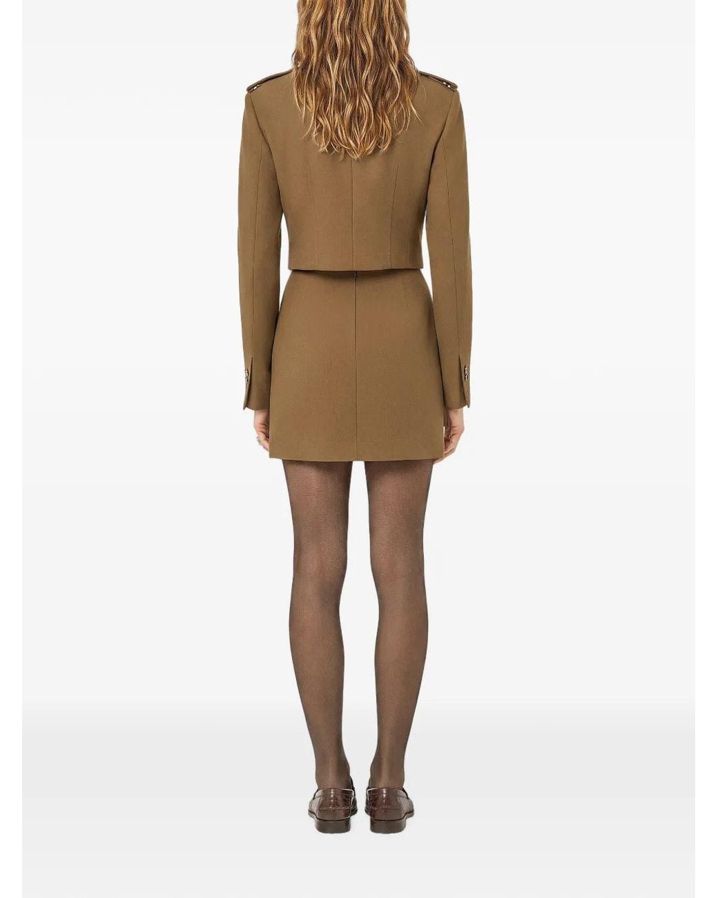 Nicholas Natural Darted Mini Skirt