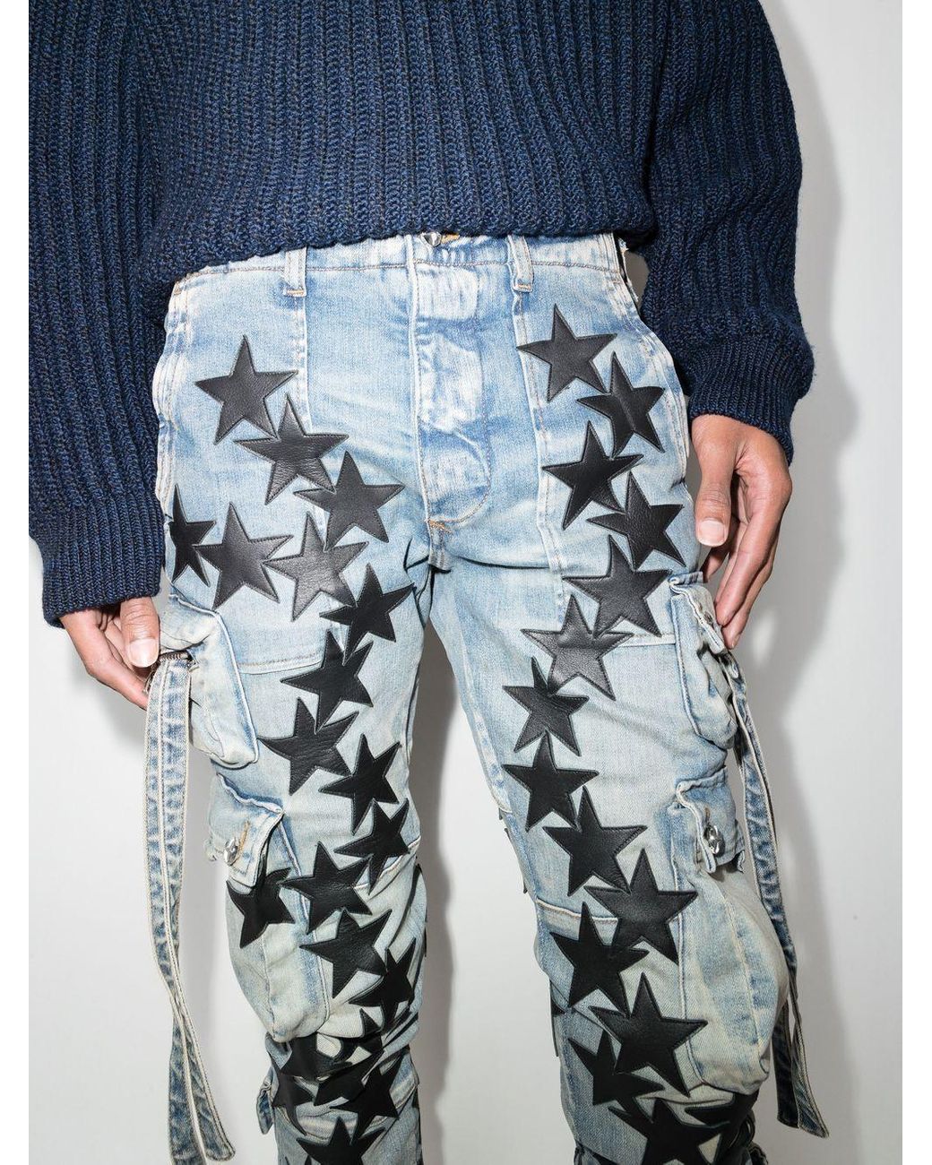 AMIRI Star Patch Skinny Jeans - Farfetch