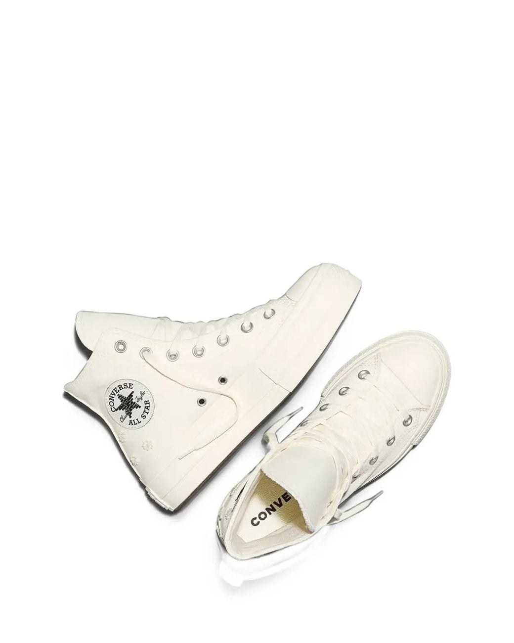 Converse White Chuck Taylor All Star Lace-Up Sneakers