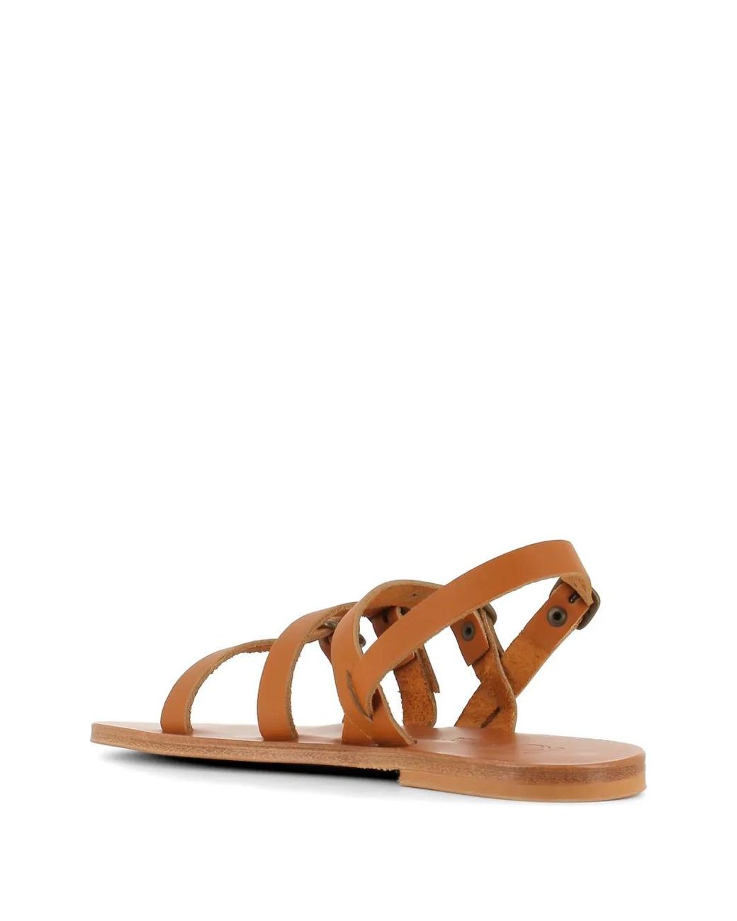 K. Jacques Brown Aldwin Strappy Sandals