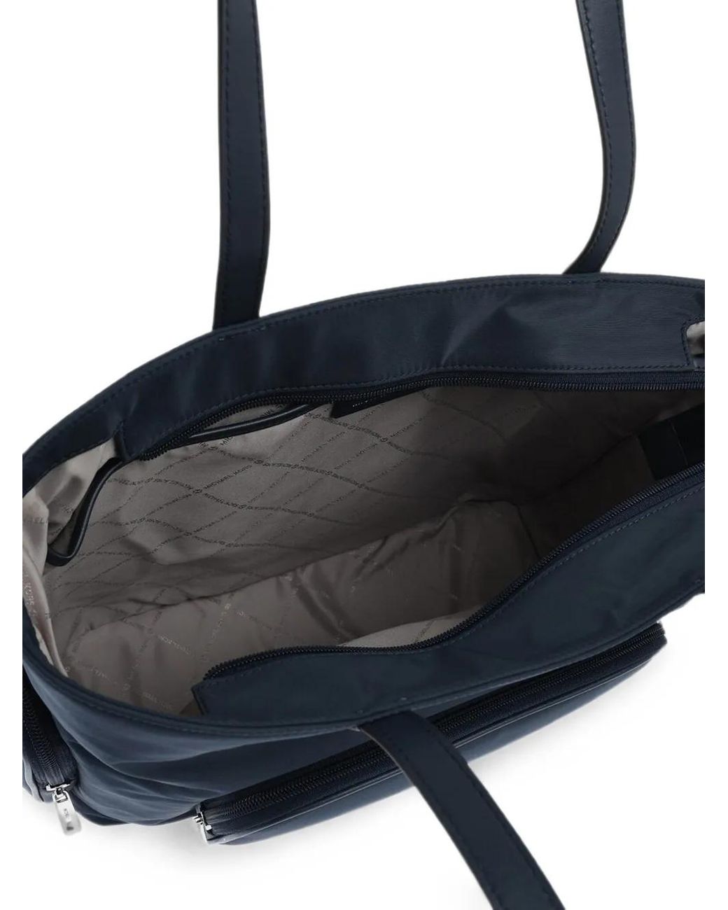 Michael Kors Blue Grand Sac Cabas Khai À Poches Multiples