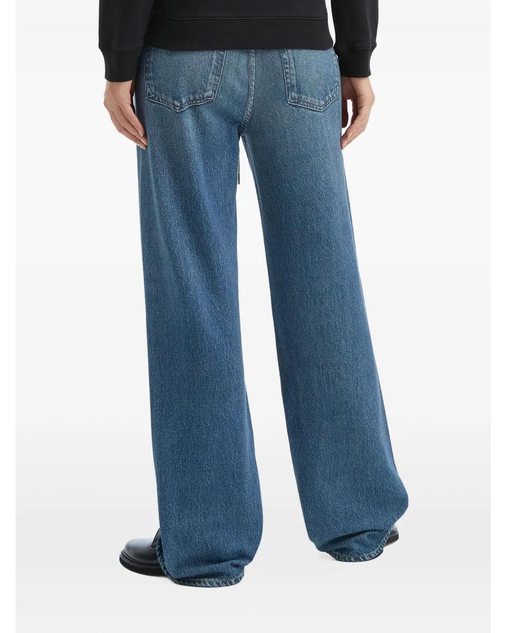 Rag & Bone Blue Miramar Drawstring Jeans