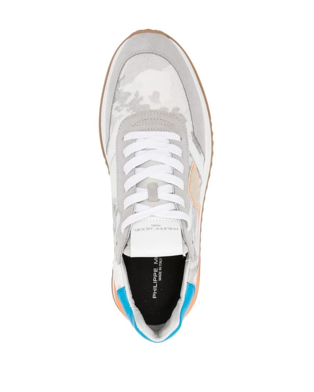 Philippe Model White Tropez 2.1 Lace-Up Sneakers for men