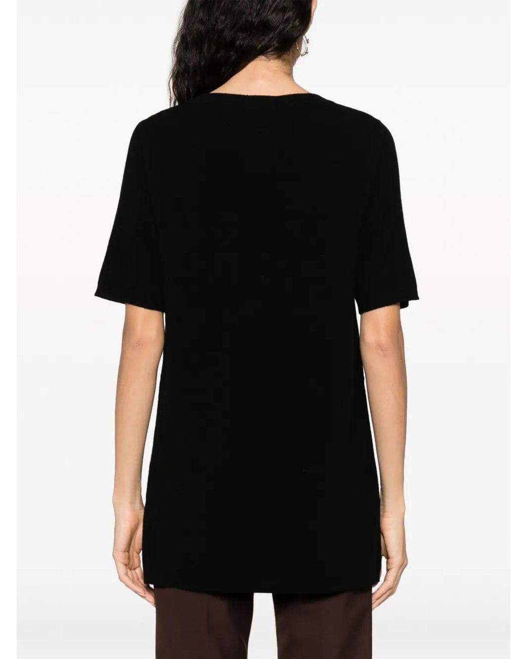 Etro Black Paisley-Print Cotton T-Shirt