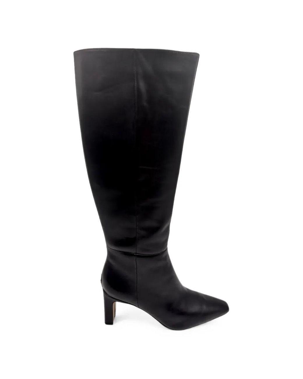 Sam Edelman Black Sylvia Leather Knee-High Boots