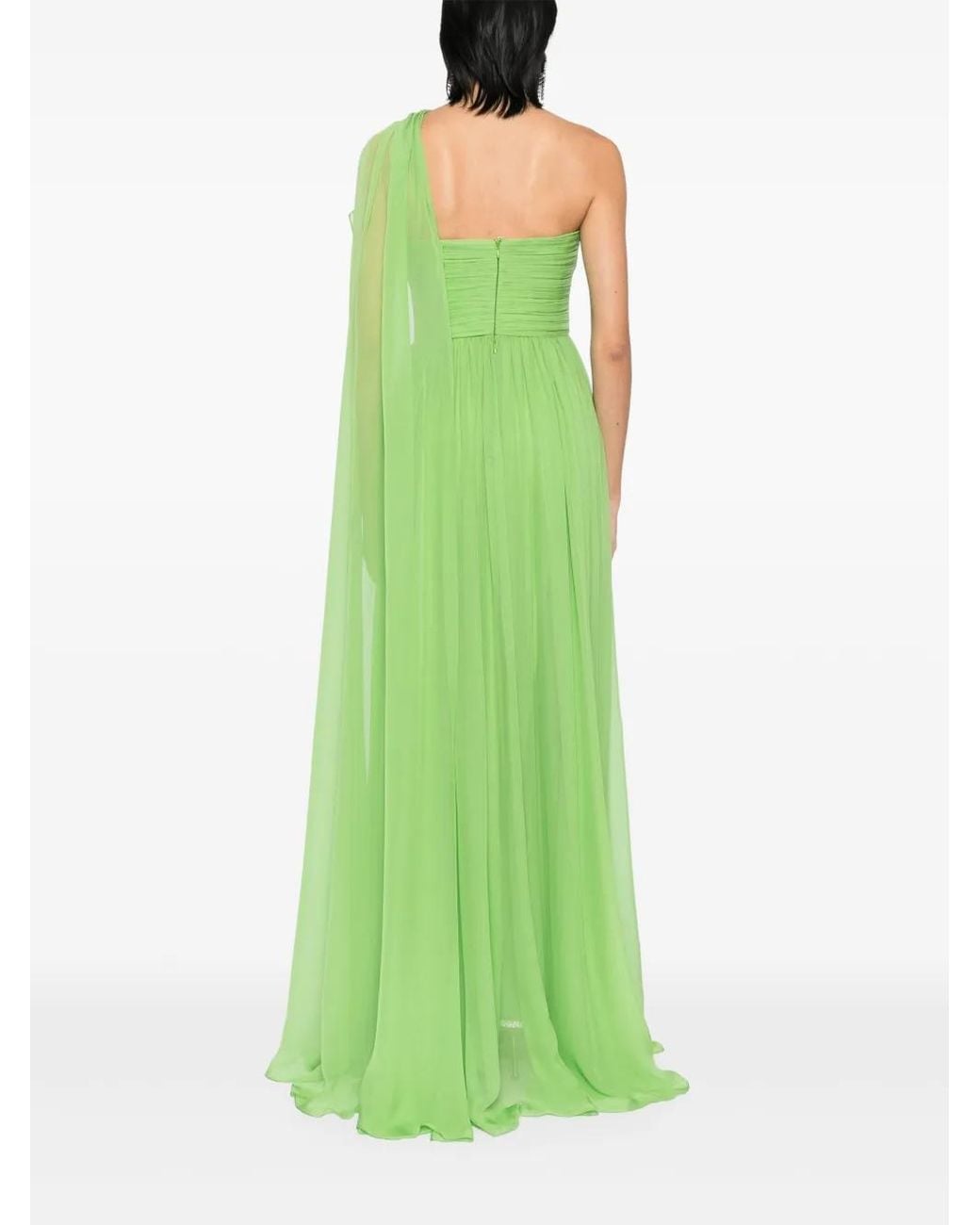 Zuhair Murad Green Chiffon Gown