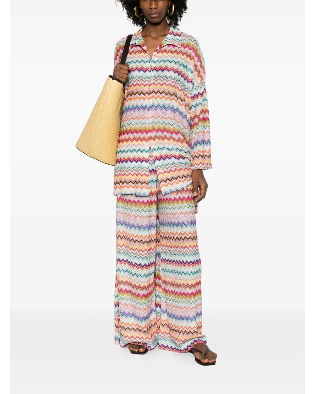 Missoni Red Beach Cover-Up Pants