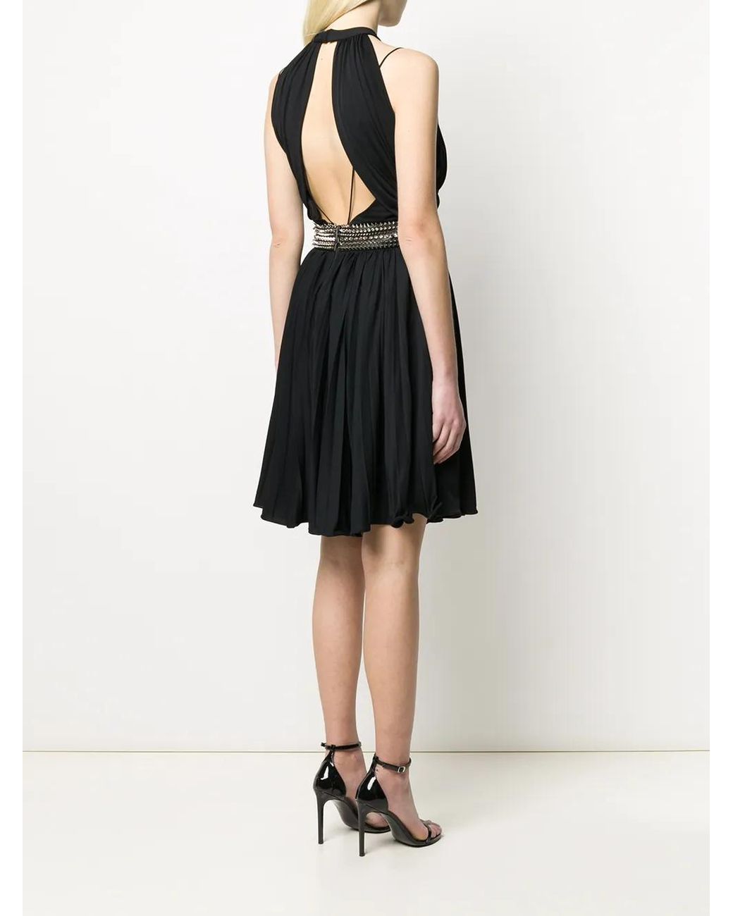 Philipp Plein Black Studded Dress
