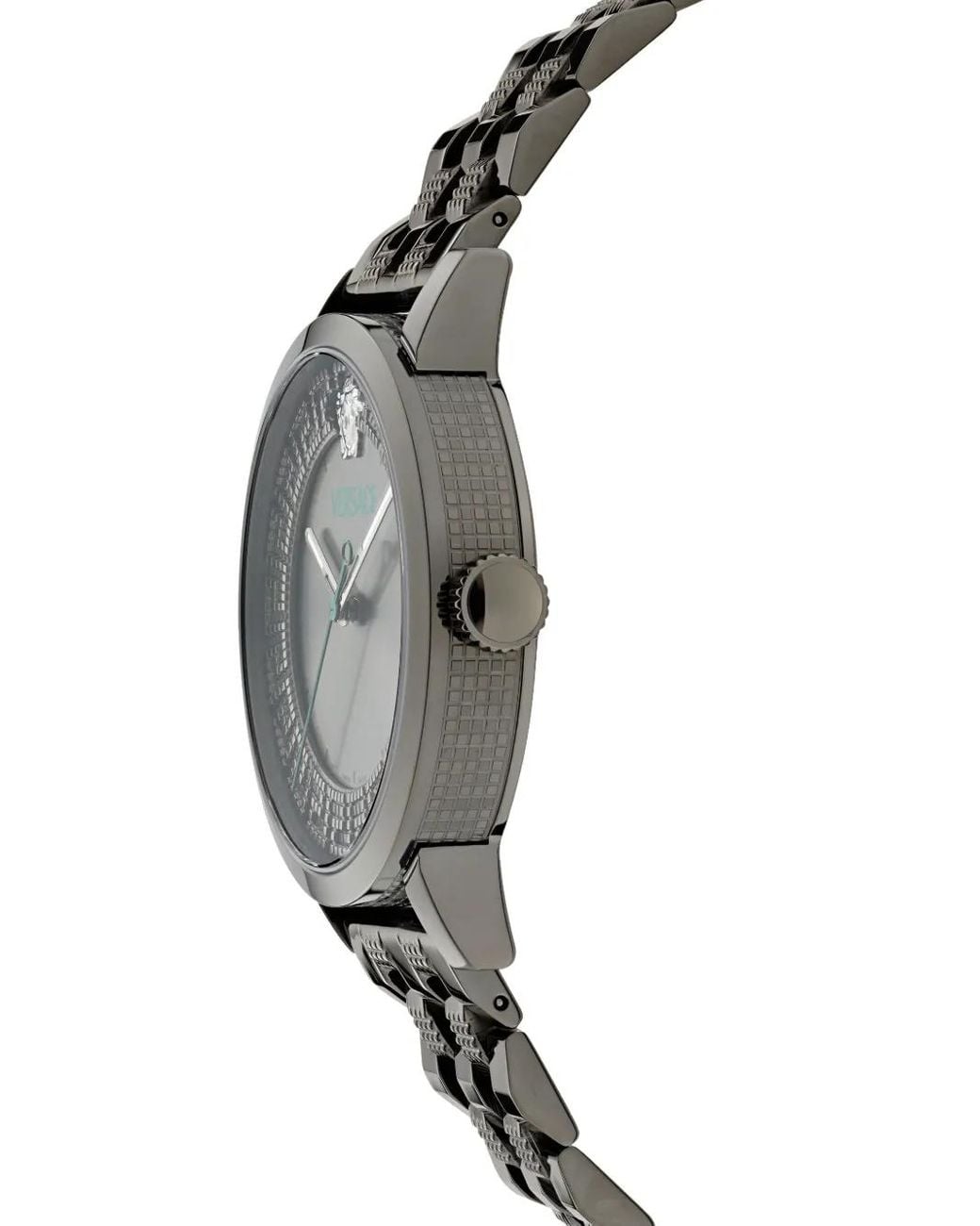 Versace Gray Greca-Pattern 40Mm for men
