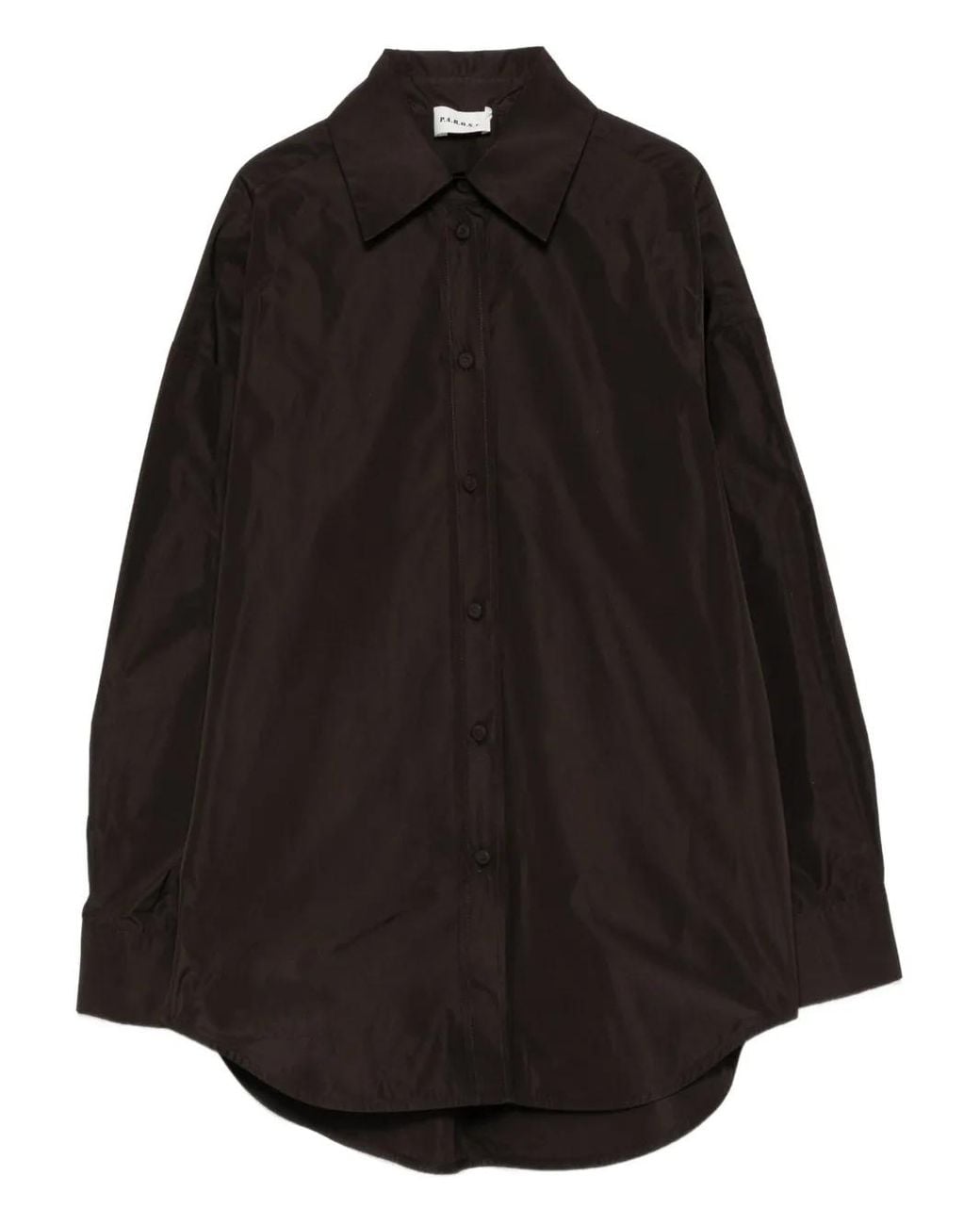 P.A.R.O.S.H. Black Button-Down Shirt
