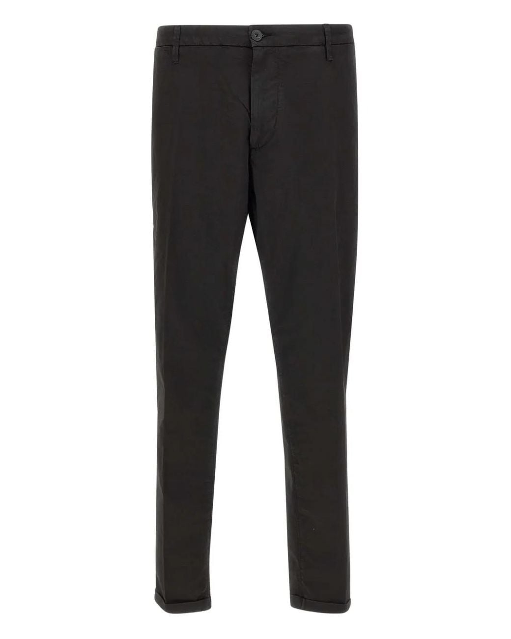 Re-hash Black Welt-Pocket Chino Trousers for men