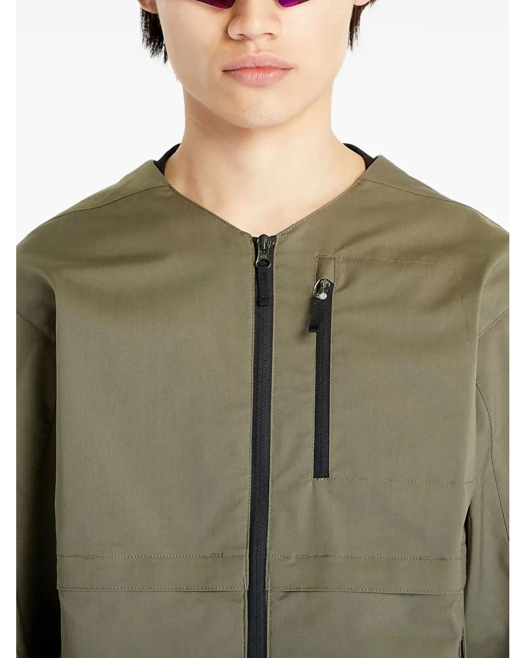 POUTNIK BY TILAK Green Blade Jacket for men