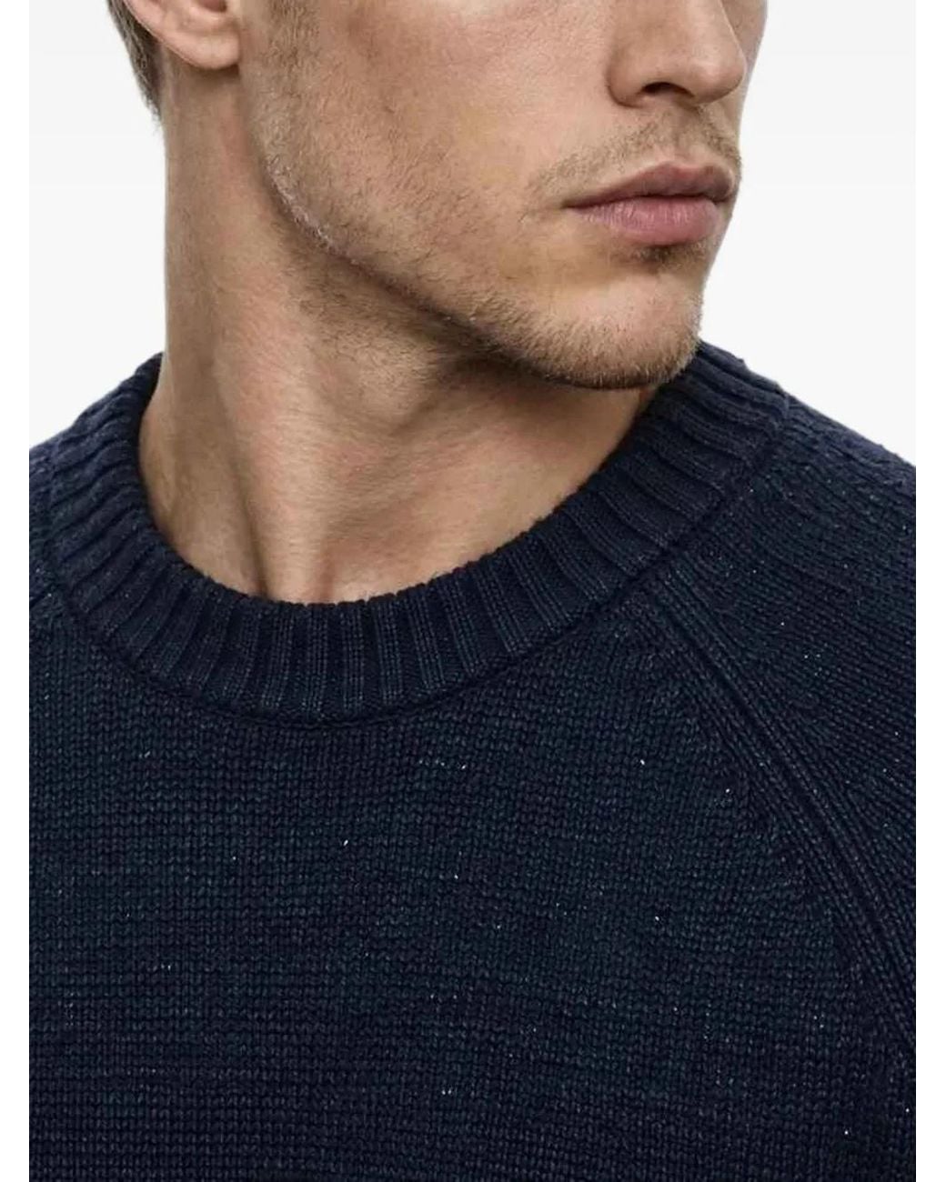NOWADAYS Red Ribbed-Knit Beanie Hat for men