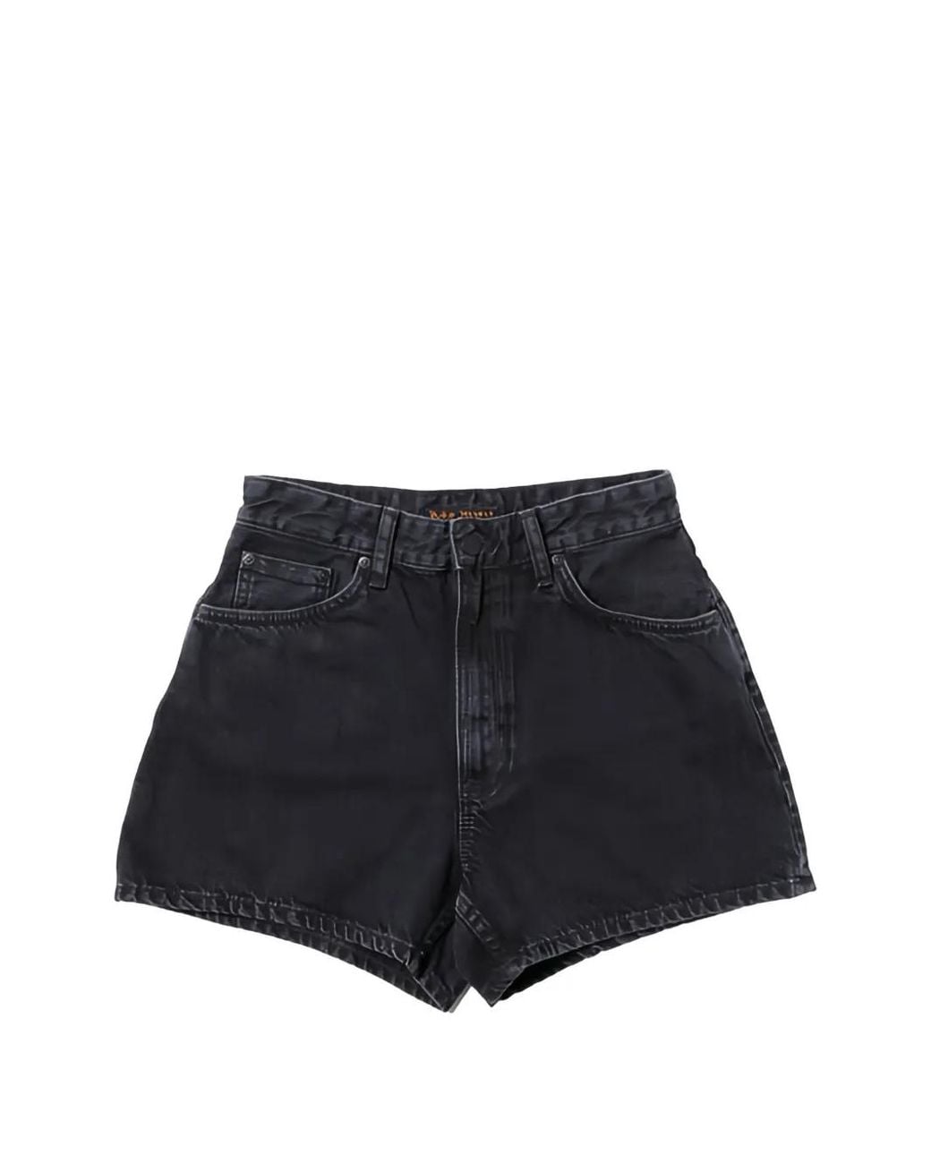Nudie Jeans White Maeve Denim Shorts